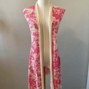 Anthropologie Women's Pink Guinevere duster